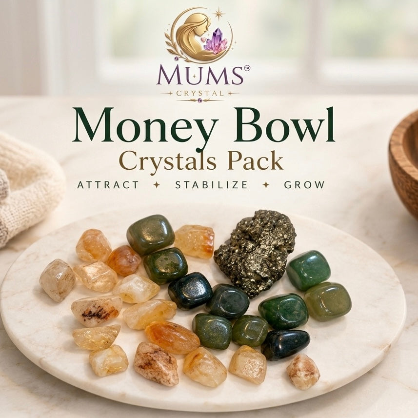 Money Bowl Crystal Pack | MUMS CRYSTAL |