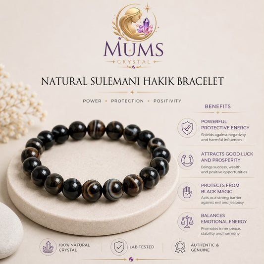 Natural Sulemani Hakik Bracelet