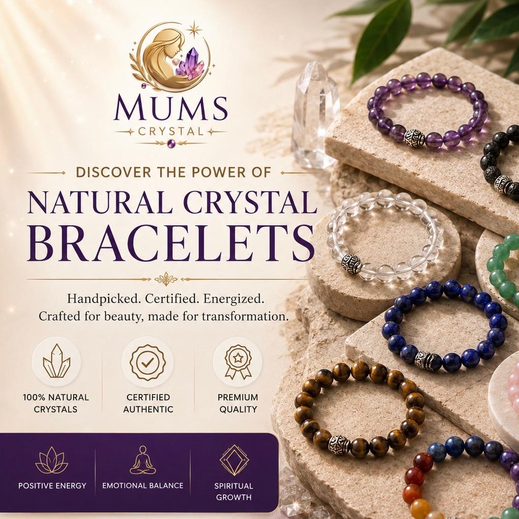 Natural Crystal Bracelets