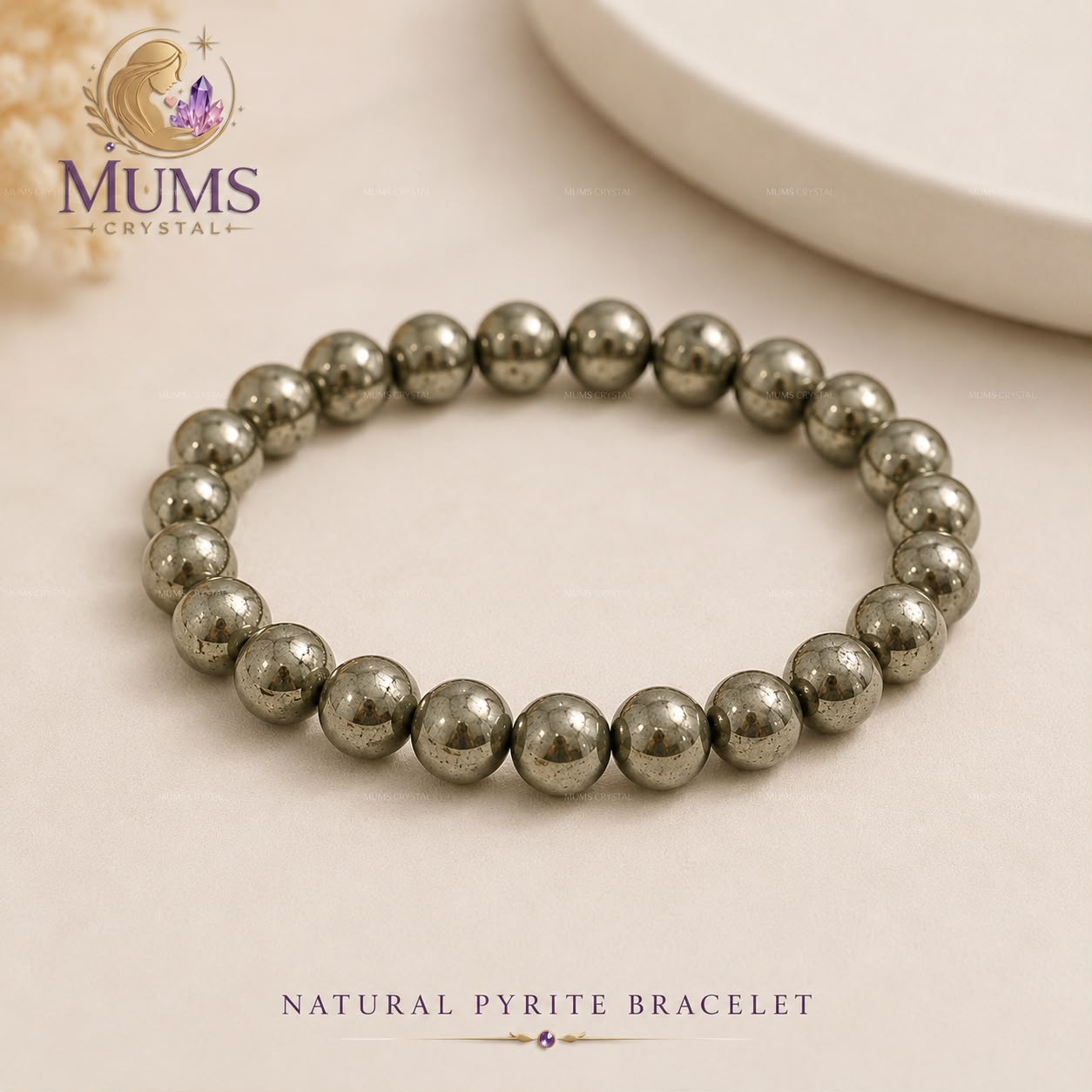 Natural Pyrite Bracelet