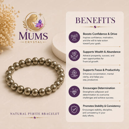 Natural Pyrite Bracelet