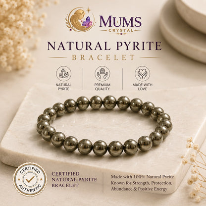 Natural Pyrite Bracelet