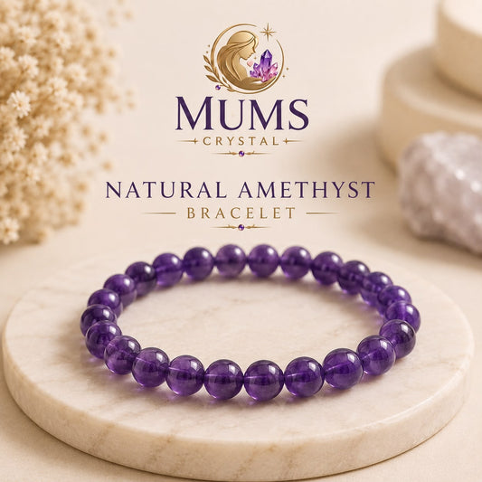 Natural Amethyst Bracelet