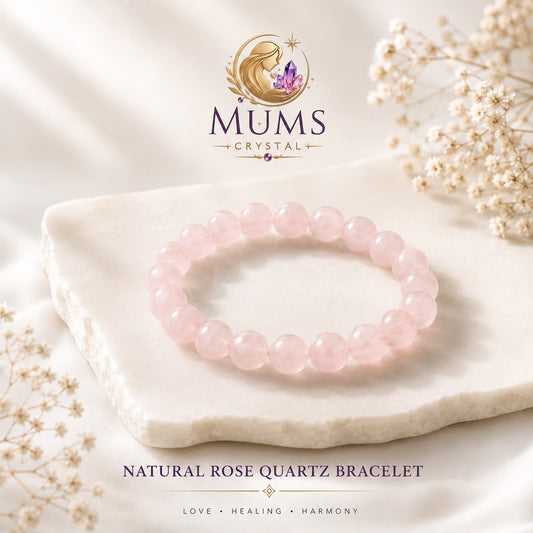 Natural Rose Quartz Bracelet