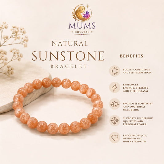 Natural Sunstone Bracelet