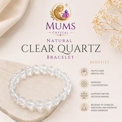 Natural Clear Quartz Bracelet
