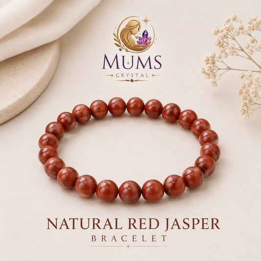 Natural Red Jasper Bracelet