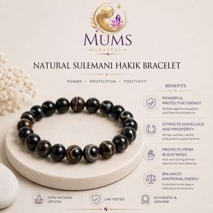 Natural Sulemani Hakik Bracelet