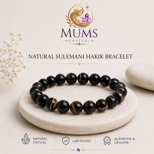 Natural Sulemani Hakik Bracelet
