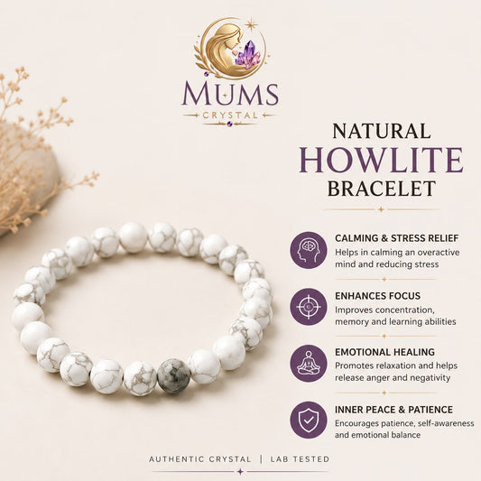 Natural Howlite Bracelet