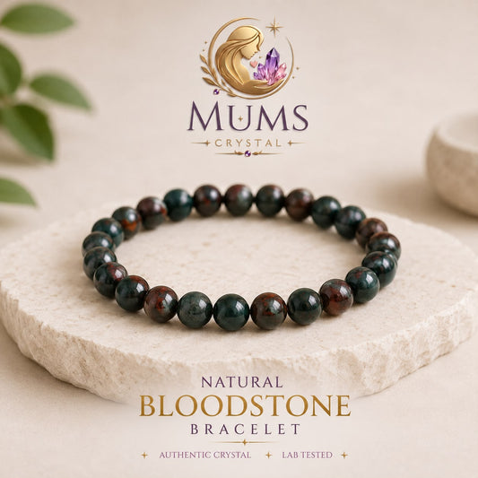 Natural Bloodstone Bracelet
