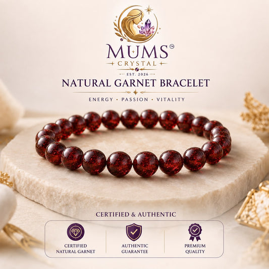 NATURAL GARNET BRACELET