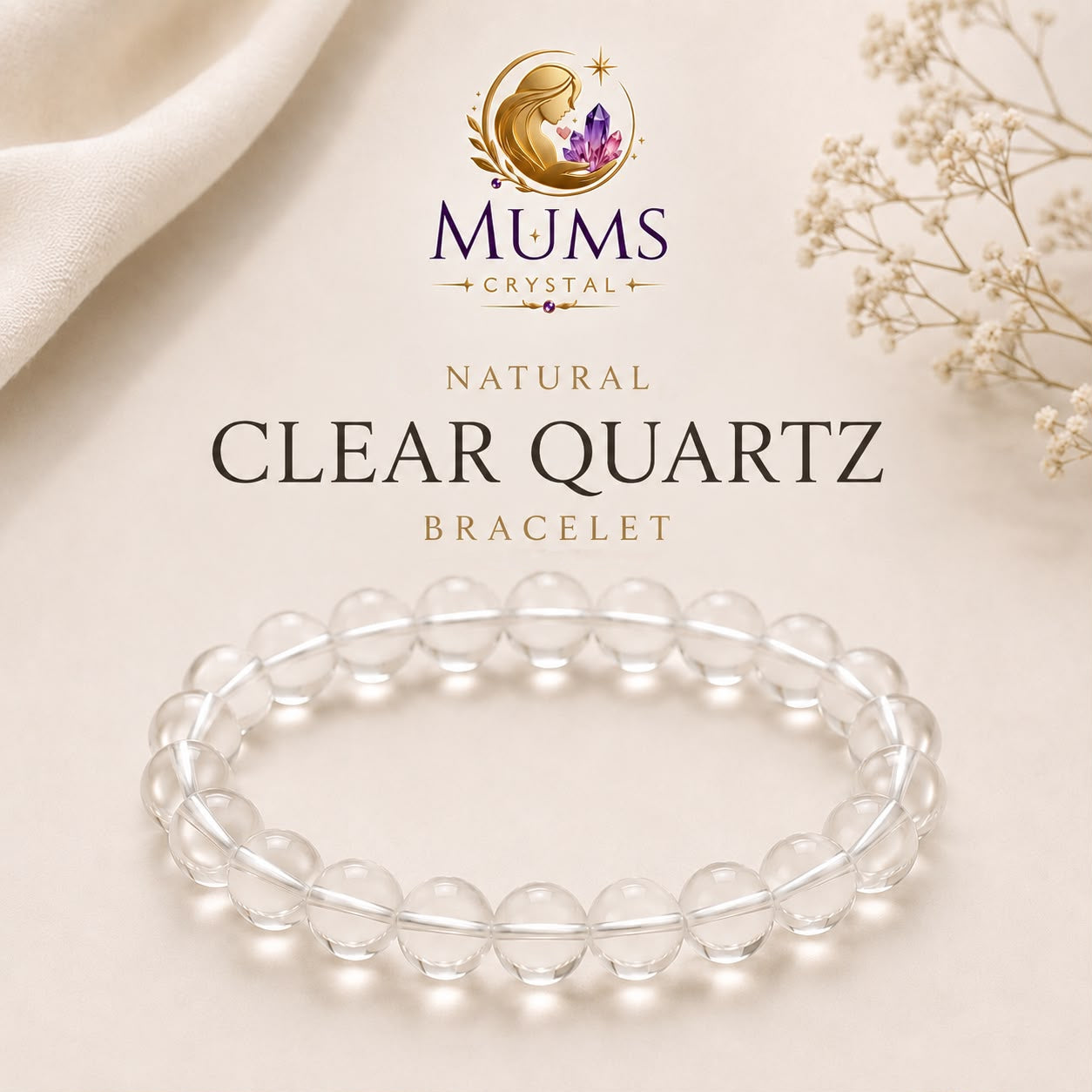 Natural Clear Quartz Bracelet